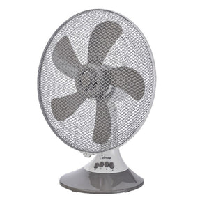 Ventilatore da Tavolo Vespro, Grigio, Plastica, 43,5x55x27 cm, BIMAR