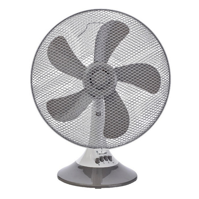 Ventilatore da Tavolo Vespro, Grigio, Plastica, 43,5x55x27 cm, BIMAR