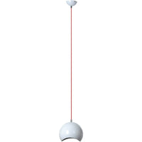 Lampada a Sospensione Alena, Bianco, Metallo, 30x30x110 cm, EPIKASA