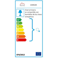 Lampada a Sospensione Outline, Nero, Metallo, 16,5x16,5x116 cm, EPIKASA