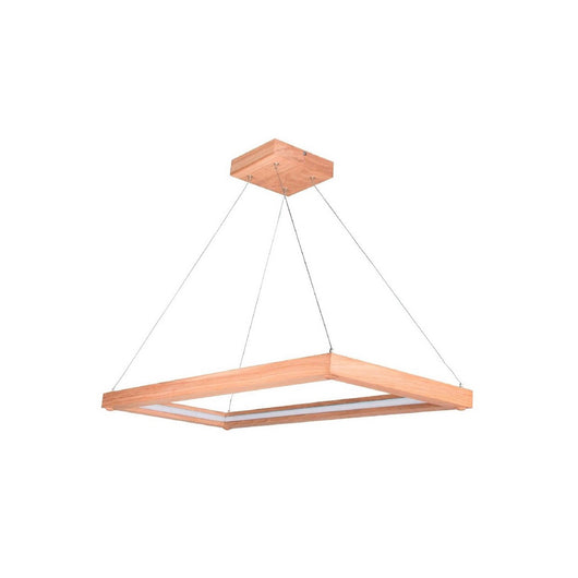 Lampada a Sospensione Legno, Marrone, Legno, 82,6x37,6x110 cm, EPIKASA