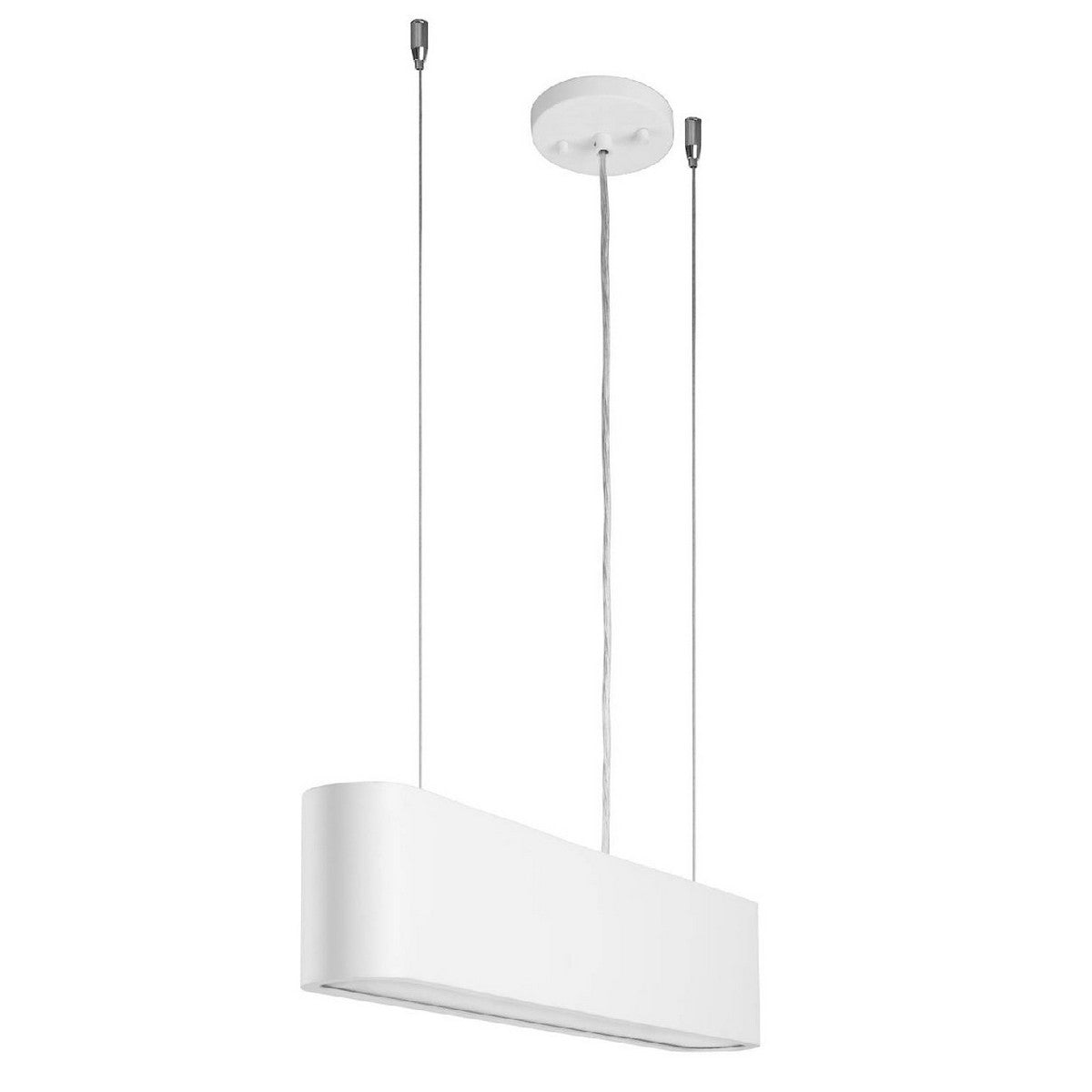 Lampada a Sospensione Illumina, Bianco, Acrilico, 91,5x7,5x150 cm, EPIKASA