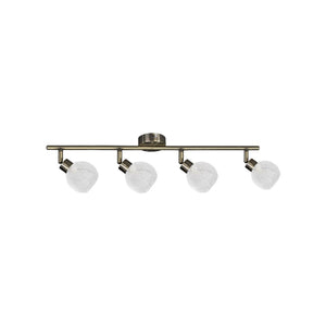 Lampada a Soffitto Lisa, Ottone, Metallo, 55x18x8,5 cm, EPIKASA