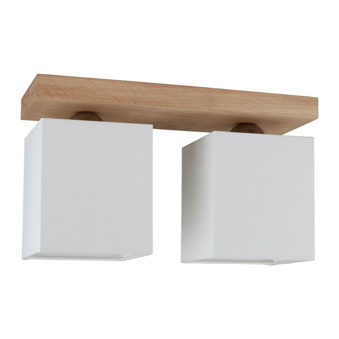 Lampada a Soffitto Jonna, Marrone, Legno, 35x13,5x20,5 cm, EPIKASA