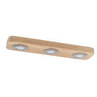 Lampada a Soffitto Sunniva, Marrone, Legno, 42x11x3 cm, EPIKASA