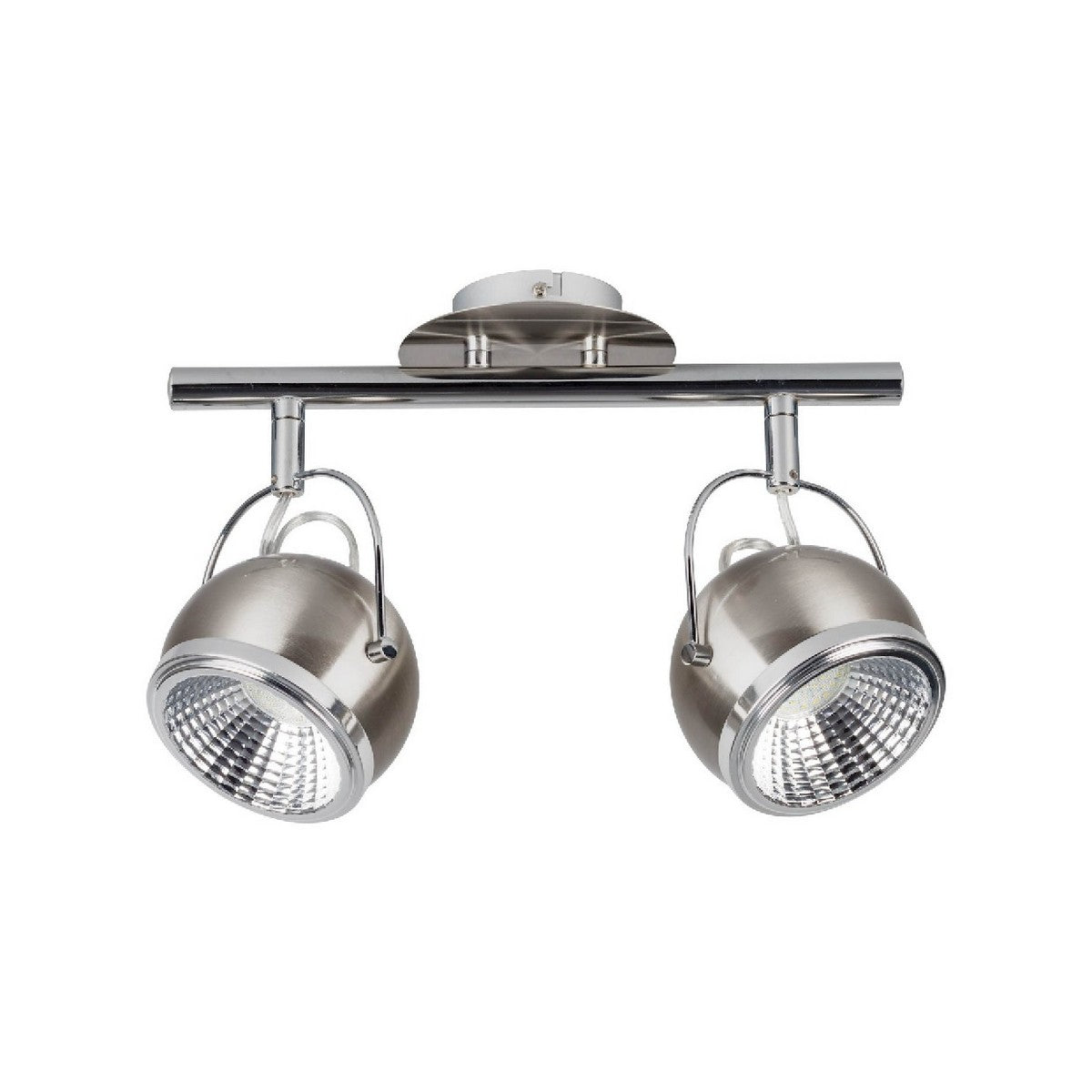 Lampada a Soffitto Ball, Argento, Metallo, 30x13x24 cm, EPIKASA