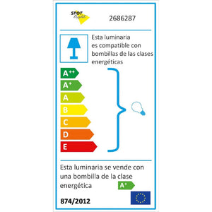 Lampada a Soffitto Ball, Argento, Metallo, 30x13x24 cm, EPIKASA