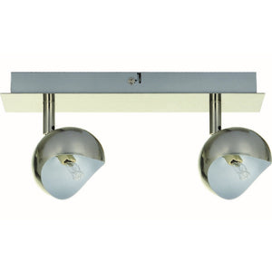 Lampada a Soffitto Kumi, Argento, Metallo, 28x10x13,5 cm, EPIKASA