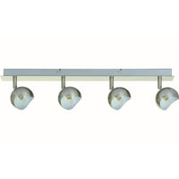 Lampada a Soffitto Kumi, Argento, Metallo, 57x10x13,5 cm, EPIKASA