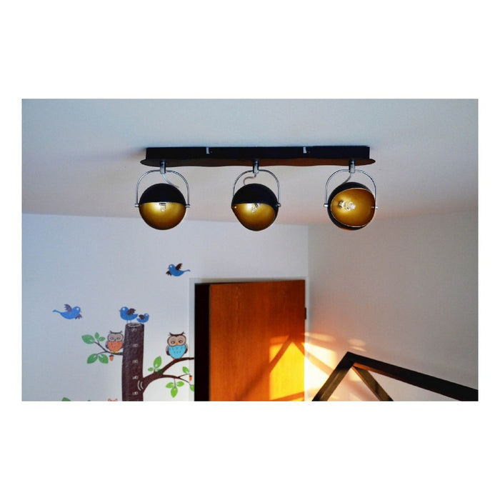 Lampada a Soffitto Kana, Nero, Metallo, 50x10,5x17,5 cm, EPIKASA