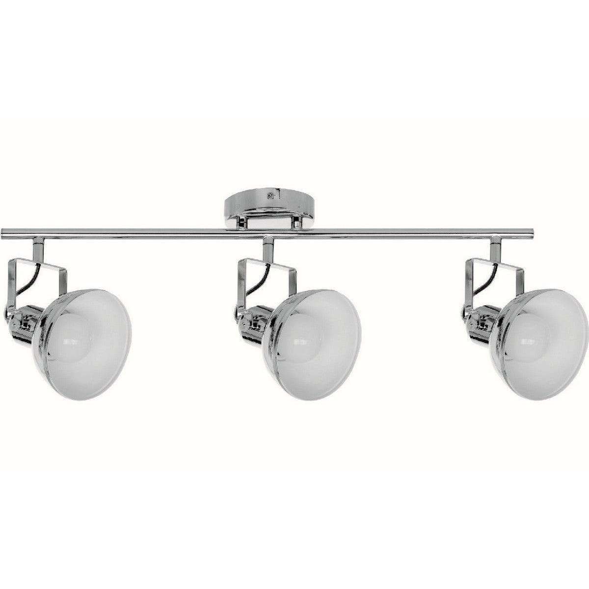 Lampada a Soffitto Edit, Argento, Metallo, 64,5x12x21 cm, EPIKASA