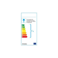 Lampada a Soffitto Inga, Argento, Metallo, 38,5x13,5x21 cm, EPIKASA