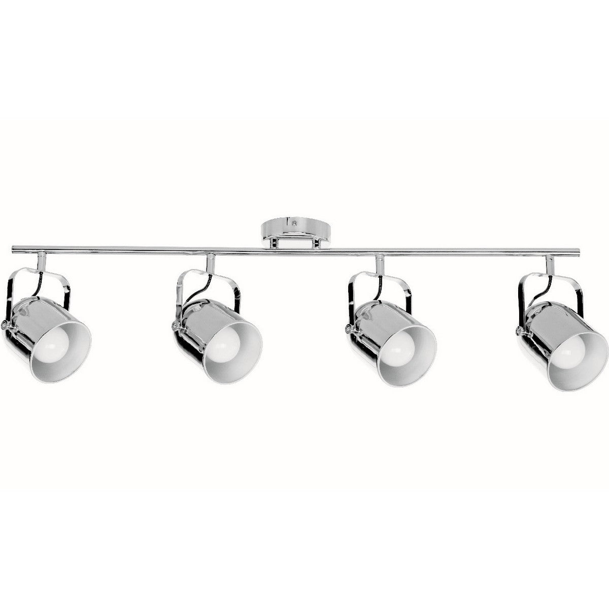 Lampada a Soffitto Inga, Argento, Metallo, 85x13,5x21 cm, EPIKASA