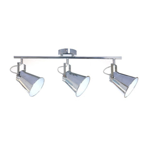 Lampada a Soffitto Tekla, Argento, Metallo, 64,5x15x21 cm, EPIKASA