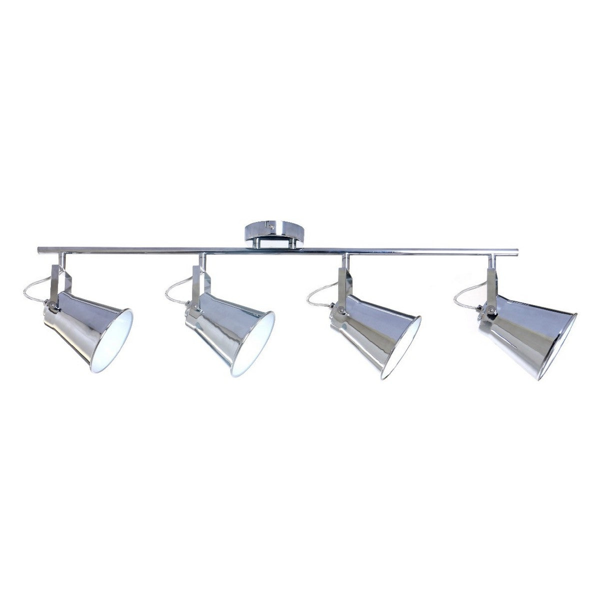 Lampada a Soffitto Tekla, Argento, Metallo, 86,5x15x21 cm, EPIKASA