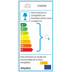 Lampada a Soffitto Ulrika, Nero, Metallo, 76x10x14 cm, EPIKASA