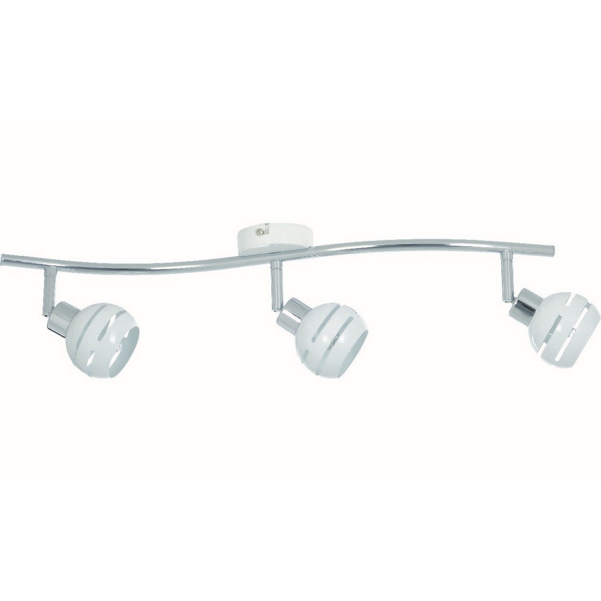 Lampada a Soffitto Selma, Bianco, Metallo, 61x21x15,5 cm, EPIKASA