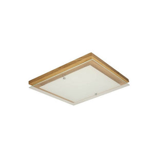 Lampada a Soffitto Finn, Marrone, Legno, 29x21x6,5 cm, EPIKASA