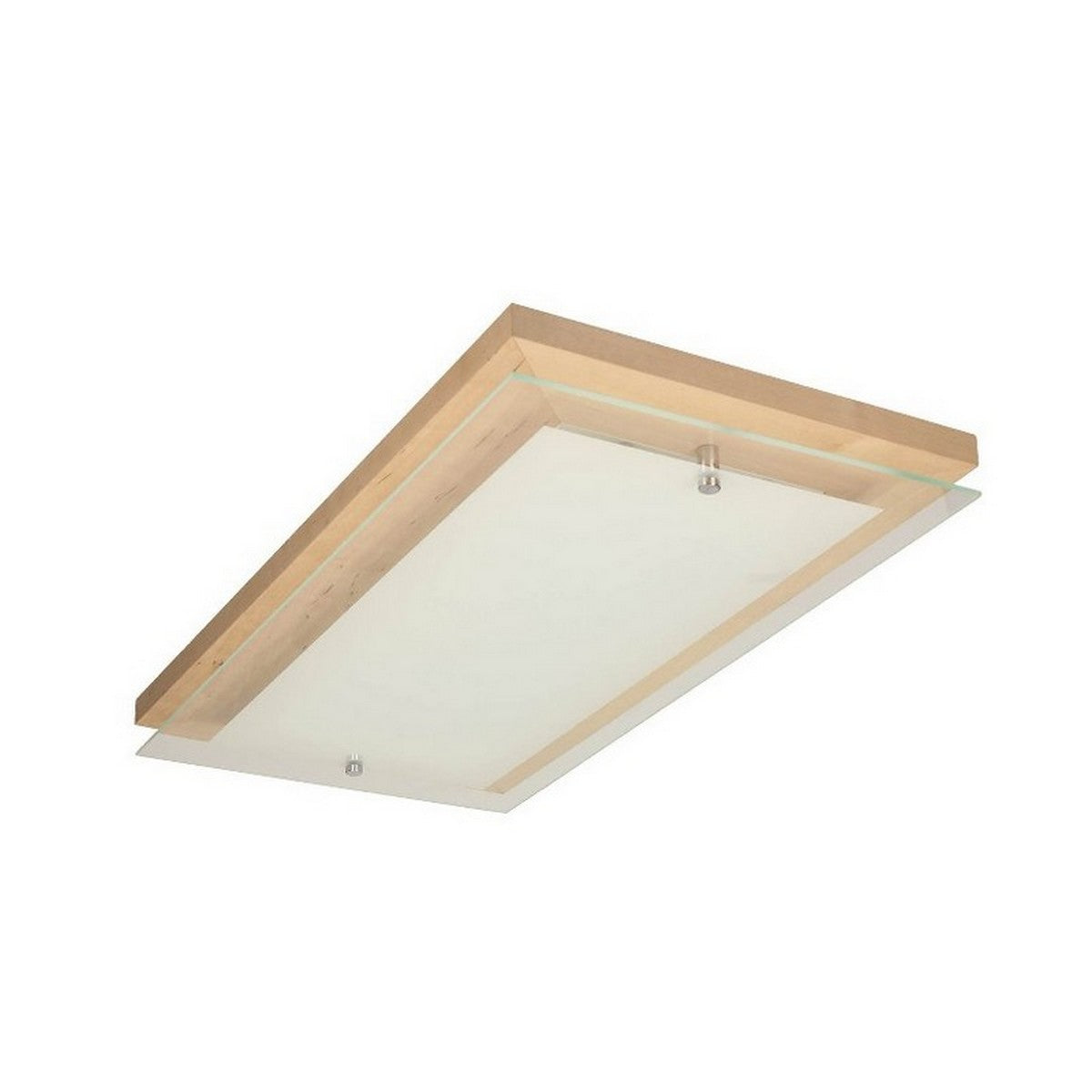 Lampada a Soffitto Finn, Marrone, Legno, 57x29x6,5 cm, EPIKASA