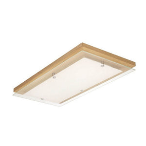 Lampada a Soffitto Finn, Marrone, Legno, 57x29x6,5 cm, EPIKASA