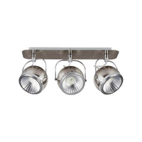 Lampada a Soffitto Ball, Argento, Metallo, 42x11x20 cm, EPIKASA