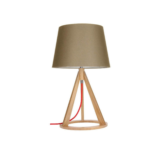 Lampada da Tavolo Konan, Multicolore, Legno, 30x30x51 cm, EPIKASA