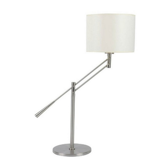 Lampada da Tavolo Toro, Beige, Metallo, 46,5x22x66 cm, EPIKASA