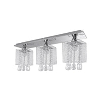 Lampada a Soffitto Gracja, Argento, Metallo, 65x15x26 cm, EPIKASA