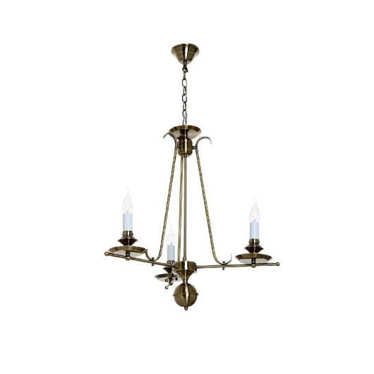 Lampada a Sospensione Catania, Ottone, Metallo, 65x65x66 cm, EPIKASA