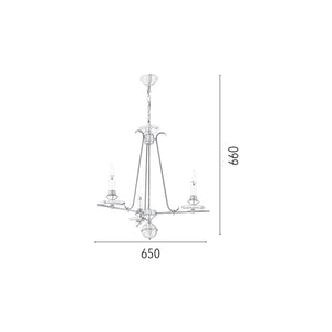 Lampada a Sospensione Catania, Ottone, Metallo, 65x65x66 cm, EPIKASA