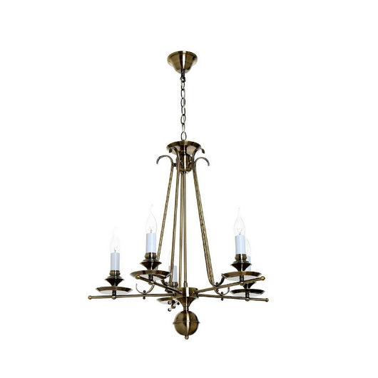 Lampada a Sospensione Catania, Ottone, Metallo, 65x65x66 cm, EPIKASA