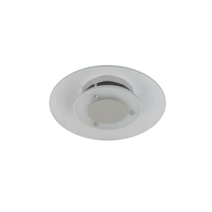 Lampada a Soffitto Minnesota, Bianco, Vetro, 45x45x9 cm, EPIKASA