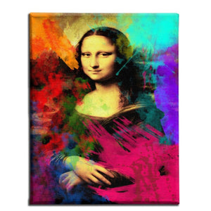 Stampa su Tela Monna Lisa, Multicolore, Poliestere, 45x3x70 cm, EPIKASA