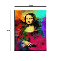 Stampa su Tela Monna Lisa, Multicolore, Poliestere, 45x3x70 cm, EPIKASA