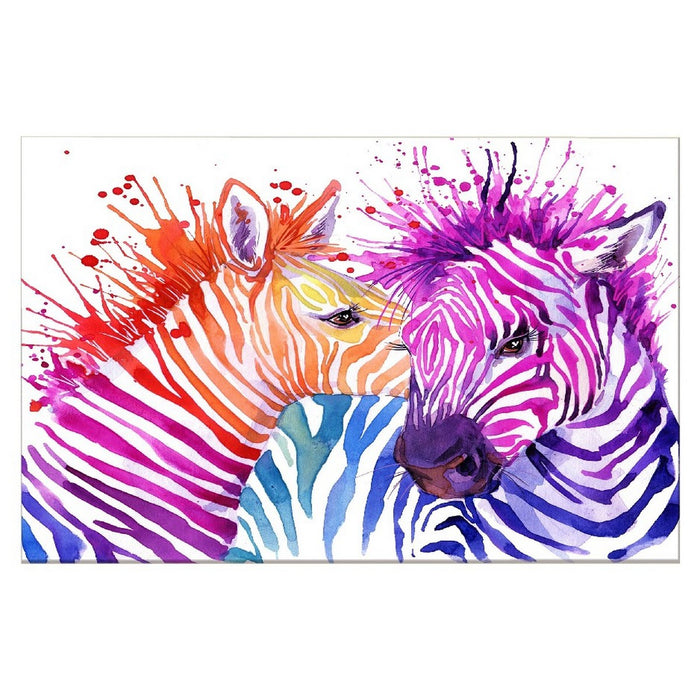 Stampa su Tela Zebra, Multicolore, Poliestere, 150x3x100 cm, EPIKASA