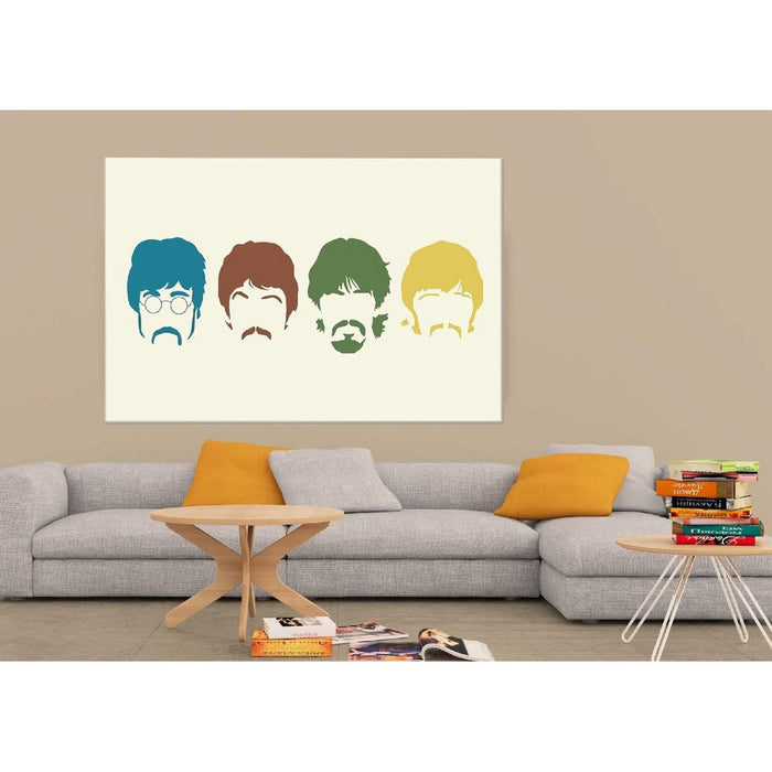 Stampa su Tela The Beatles, Multicolore, Poliestere, 150x3x100 cm, EPIKASA