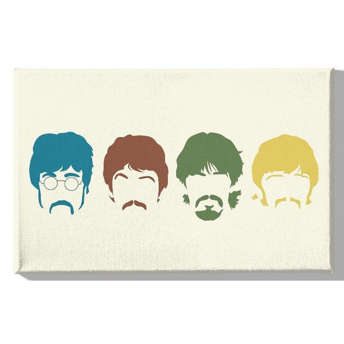 Stampa su Tela The Beatles, Multicolore, Poliestere, 70x3x45 cm, EPIKASA