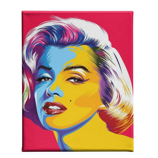 Stampa su Tela Marilyn Monroe, Multicolore, Poliestere, 45x3x70 cm, EPIKASA