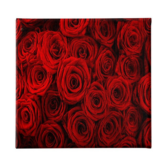 Stampa su Tela Fiori, Rosso, Poliestere, 60x3x60 cm, EPIKASA