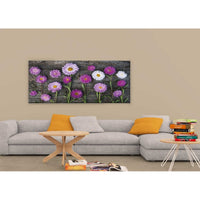 Stampa su Tela Fiori 10, Viola, Poliestere, 100x3x70 cm, EPIKASA