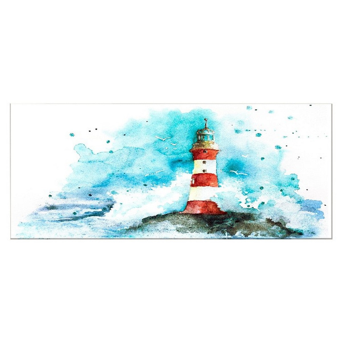 Stampa su Tela Mare, Blu, Poliestere, 100x3x70 cm, EPIKASA