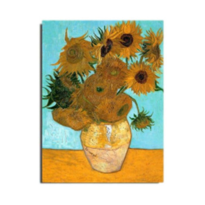 Stampa su Tela Van Gogh I Girasoli, Arancione, Poliestere, 50x3x70 cm, EPIKASA