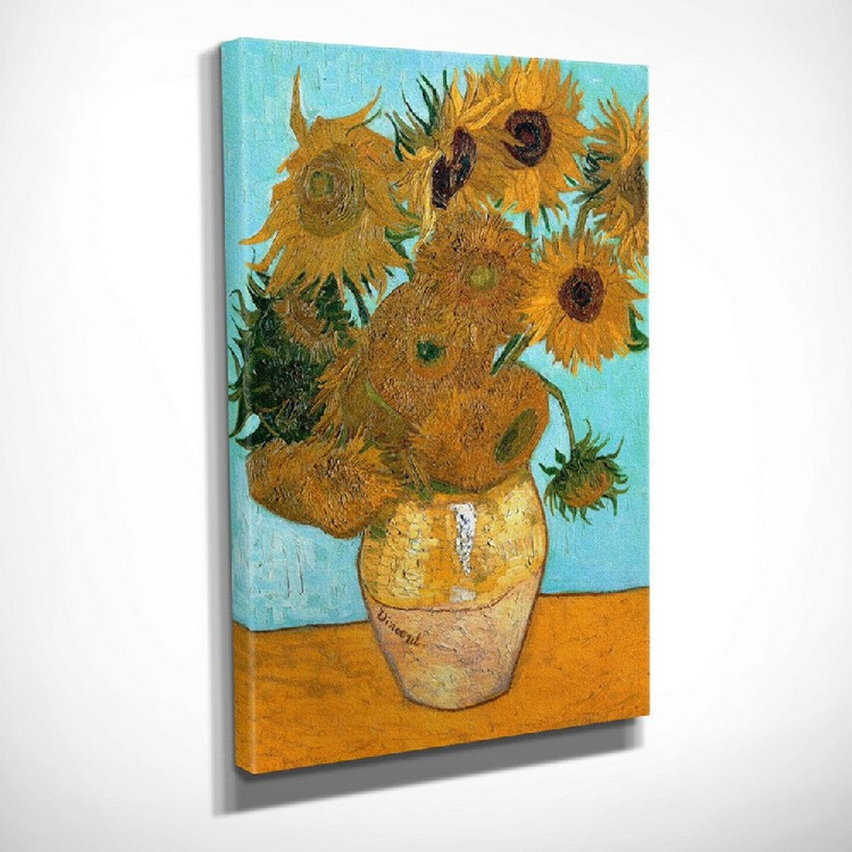 Stampa su Tela Van Gogh I Girasoli, Arancione, Poliestere, 50x3x70 cm, EPIKASA