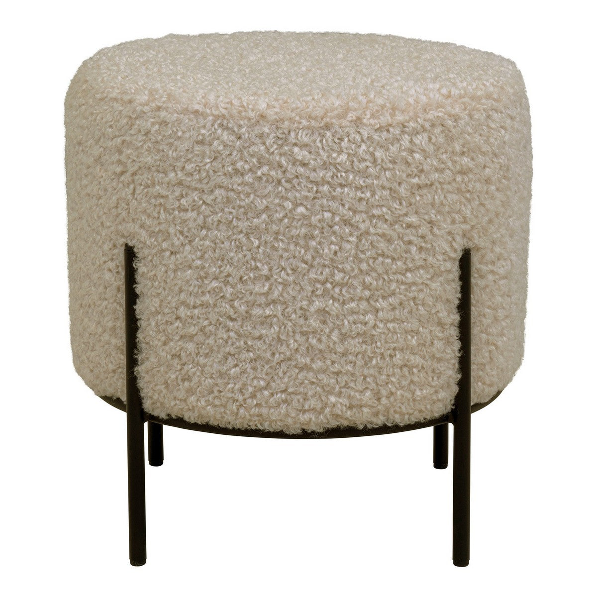 Pouf Alford, Beige, Poliestere, 35,5x35,5x37 cm, EPIKASA