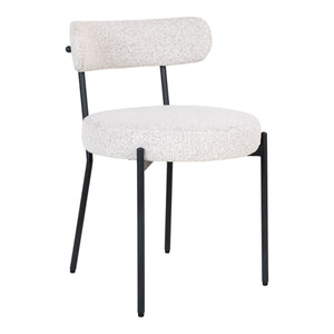 Set di 2 Sedie Badalona, Bianco, Poliestere, 49,5x47x72,5 cm, EPIKASA