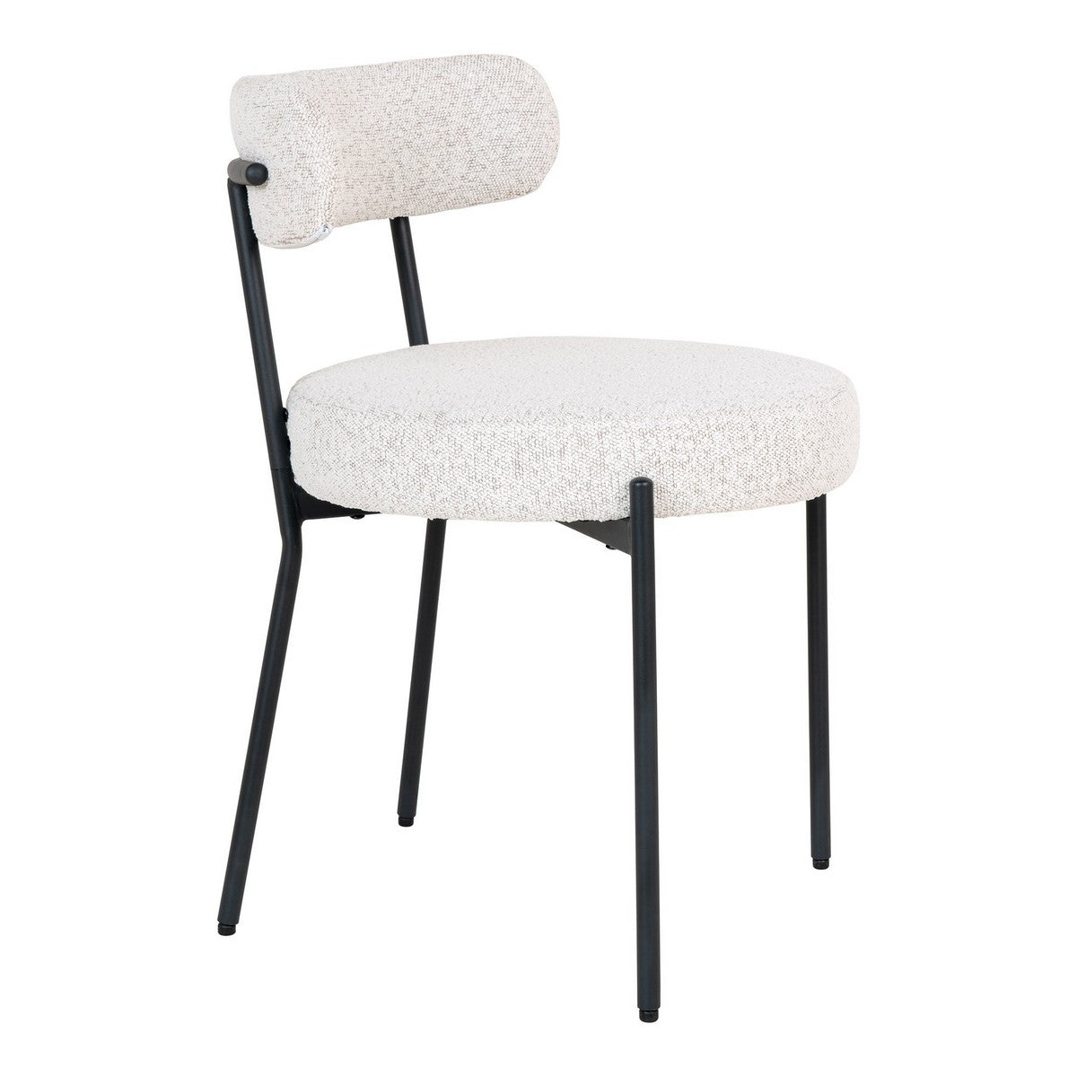 Set di 2 Sedie Badalona, Bianco, Poliestere, 49,5x47x72,5 cm, EPIKASA