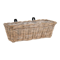 Vaso per Piante Batu, Marrone, Rattan, 20x60x23 cm, EPIKASA