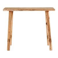 Tavolo Consolle Girona, Marrone, Legno, 90x30x80 cm, EPIKASA