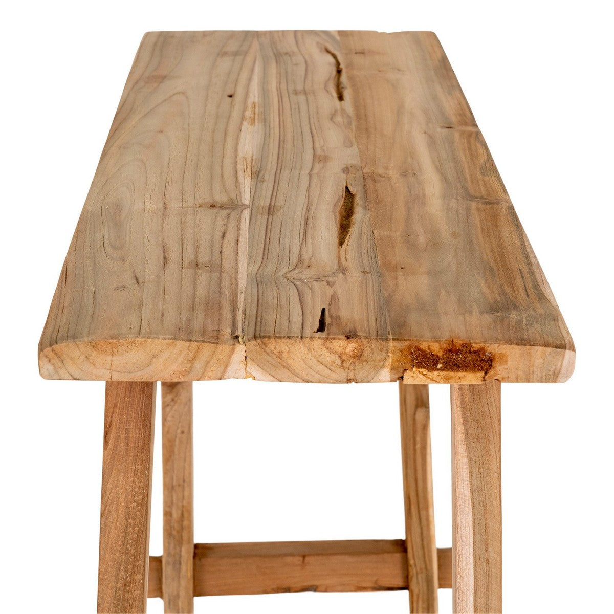 Tavolo Consolle Girona, Marrone, Legno, 90x30x80 cm, EPIKASA