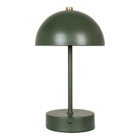 Lampada da Tavolo Ricaricabile Holt, Verde, Metallo, 16,5x16,5x25 cm, EPIKASA